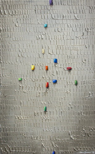 Serial Rectangles / 2019 / grey / 50x80 di Danny Frede, Pittura in vendita su Singulart