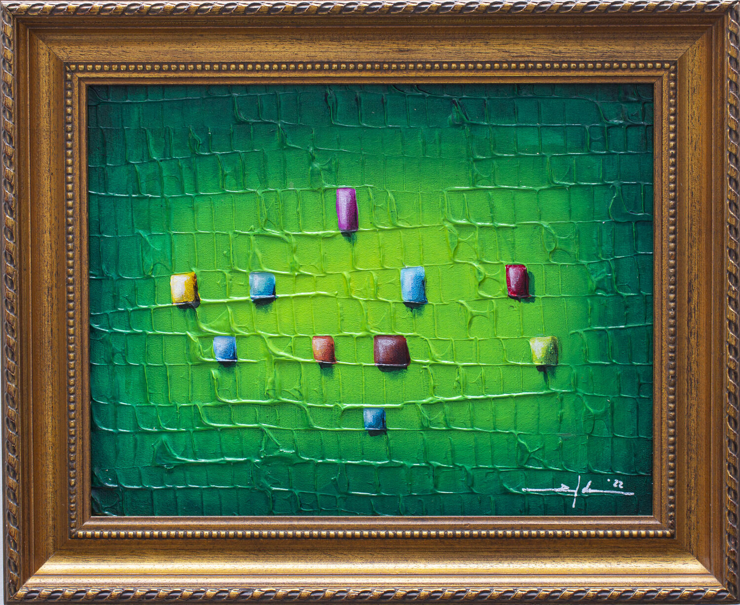 Serial Analog Pixels / Eskapismus 9 / green Danny Frede