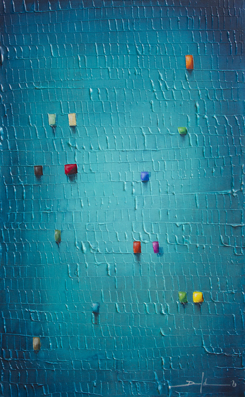 Serial Rectangles / 2020 / turkies / 50x80 Danny Frede