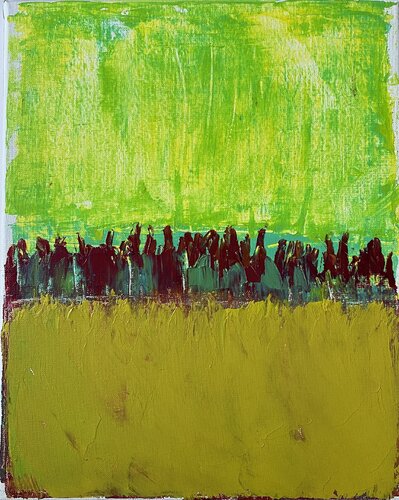 Variation d'un paysage 4 di Sophie André, Pittura in vendita su Singulart