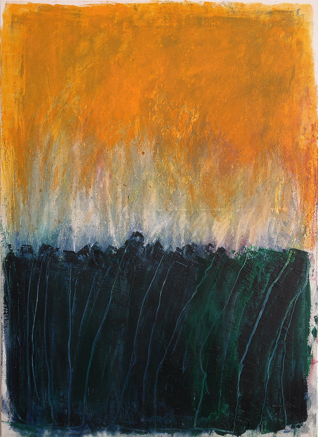 Variation d'un Paysage 7 Sophie André Original painting for sale