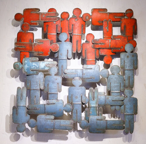 Qui suis-je ? 02 van Michel Laurent, Schilderij te koop op Singulart
