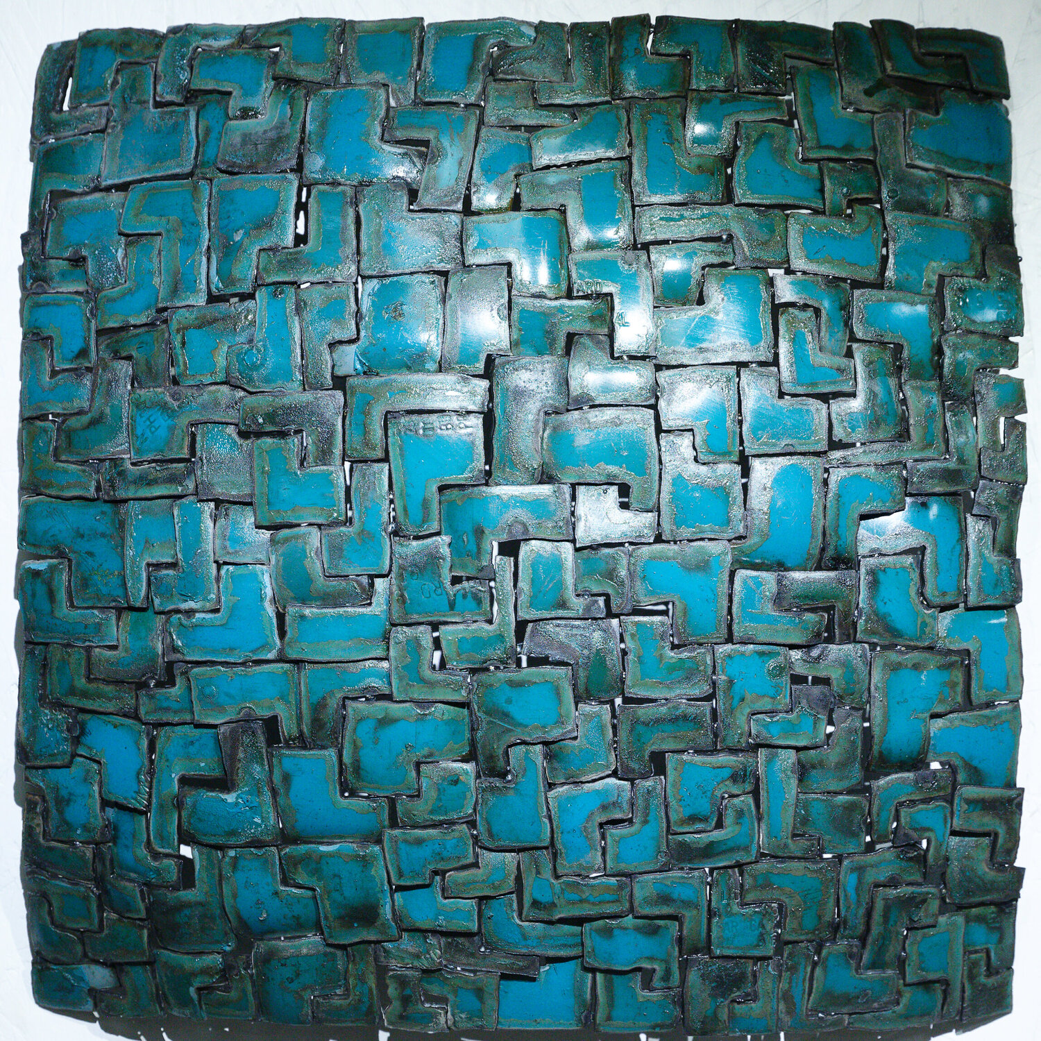 Voile Coeurs Bleu 01 Michel Laurent