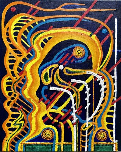 "Composition..." von Hervé Le Goaréguer, Malerei kaufen auf Singulart