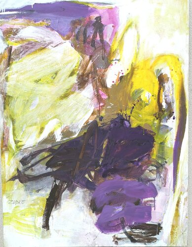 CIKALA by Anne Zablot, 油畫 for Sale on Singulart