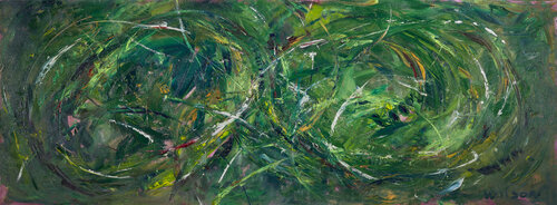 The Showering Down of Love Forces/The 4th Ray of Unity van Candace Wilson, Schilderij te koop op Singulart