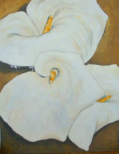 Easter Callas van Candace Wilson, Schilderij te koop op Singulart
