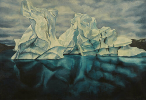 Talking of Sea Monsters, Baffin Island von Candace Wilson, Malerei kaufen auf Singulart
