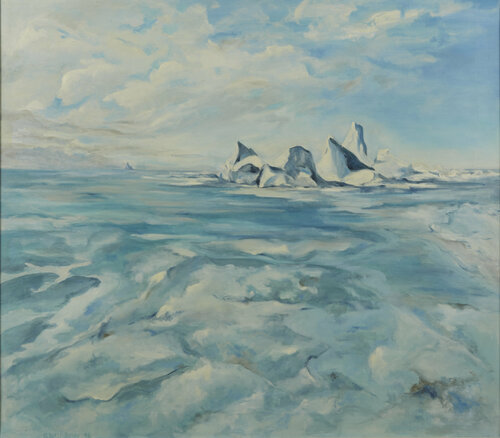 Summer Ice Floe, Davis Strait von Candace Wilson, Malerei kaufen auf Singulart