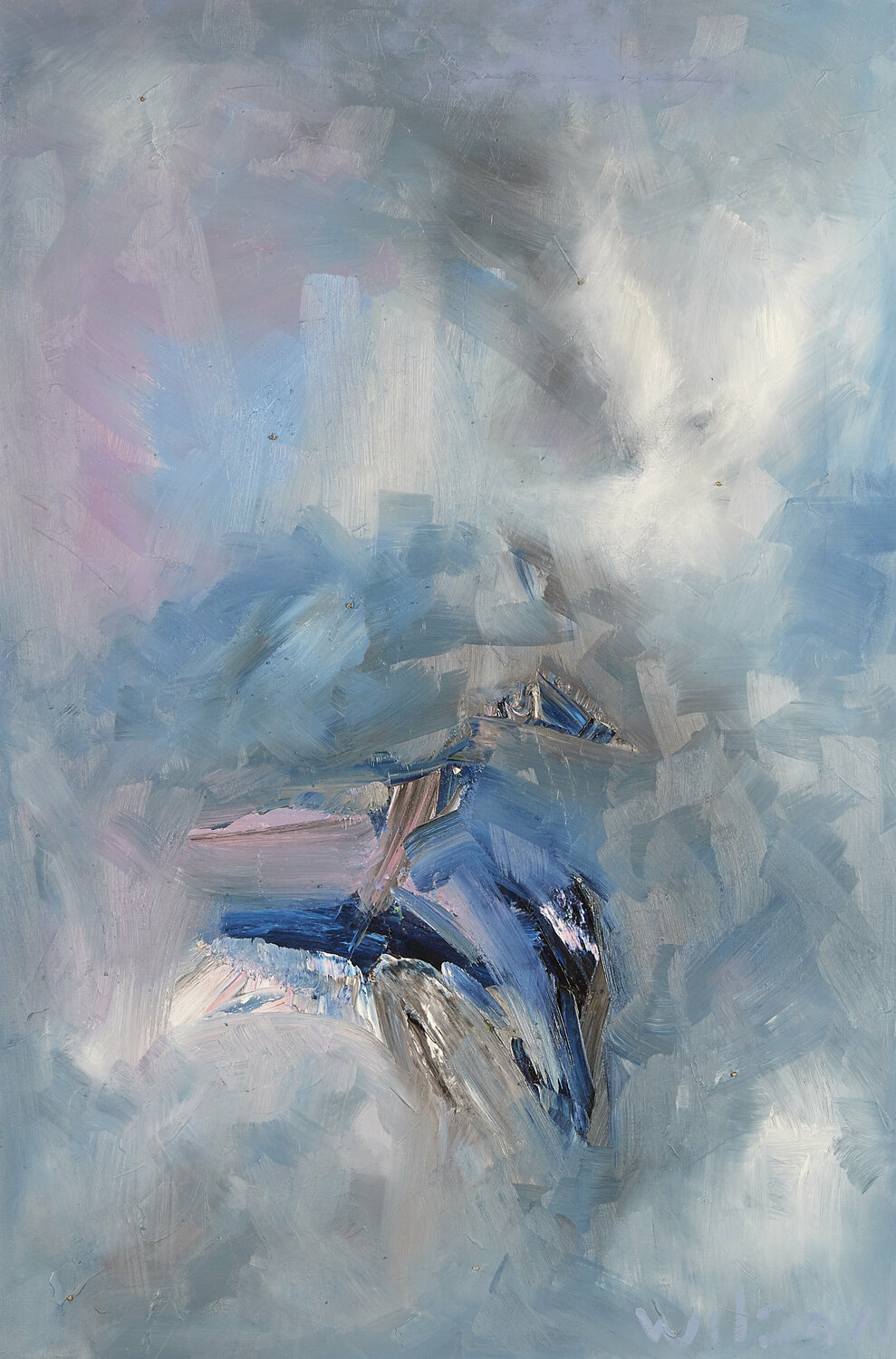 The Angel of Calm Arriving Candace Wilson Originalgemälde zu verkaufen
