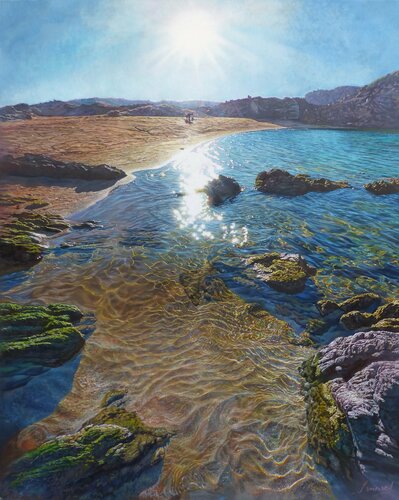 Horizonte Solar by Pepe Linares Molina, 油畫 for Sale on Singulart