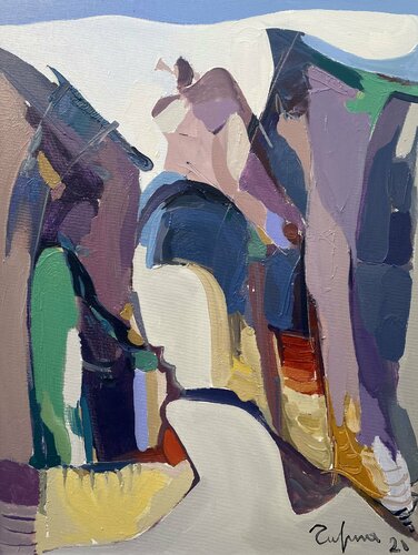 Italian Alley by Fatmir Tufina, Painting for Sale on Singulart