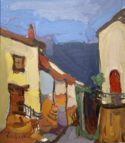 Landscape par Fatmir Tufina, Peinture en vente sur Singulart