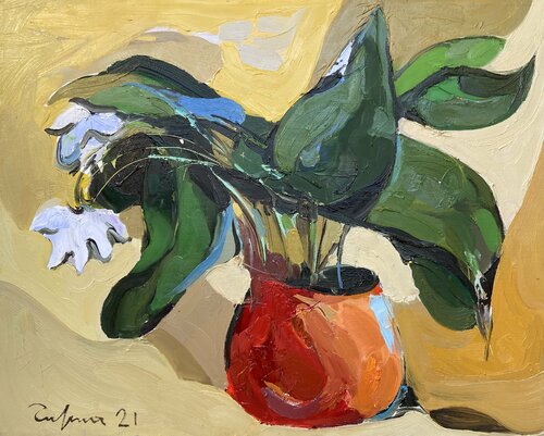 Flowers Bouquet di Fatmir Tufina, Pittura in vendita su Singulart