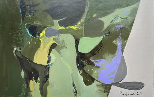 Abstraction von Fatmir Tufina, Malerei kaufen auf Singulart