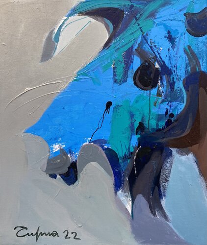 Goat 2 di Fatmir Tufina, Pittura in vendita su Singulart