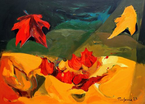 The Autumn Feeling by Fatmir Tufina, Painting for Sale on Singulart