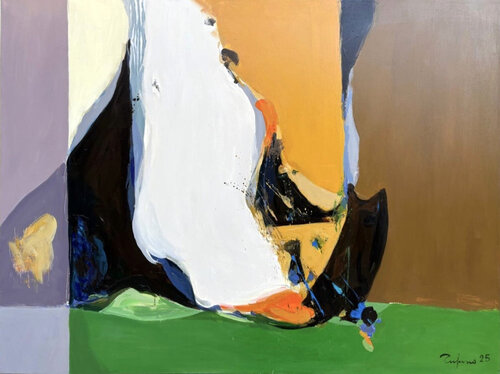 Threshold of Silence di Fatmir Tufina, Pittura in vendita su Singulart