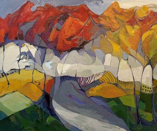 Fantasy Landscape di Fatmir Tufina, Pittura in vendita su Singulart
