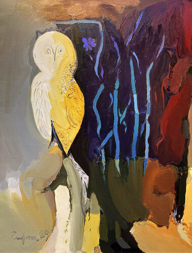 Night Owl by Fatmir Tufina, Painting for Sale on Singulart