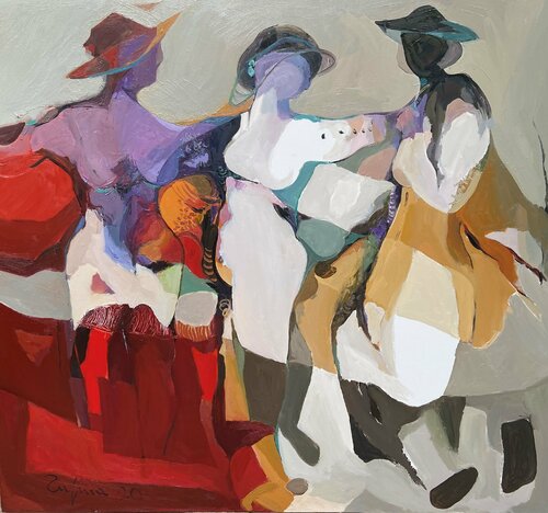 Women figure Fatmir Tufina