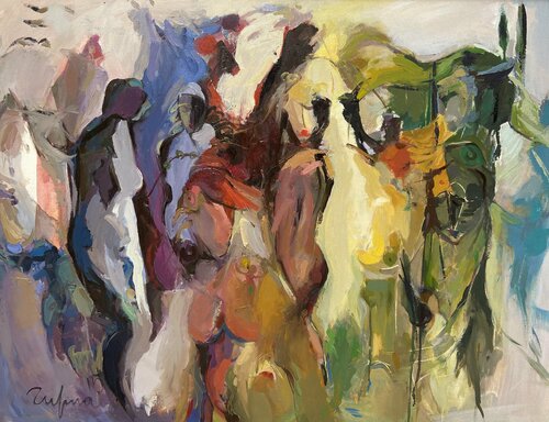 Night time dream di Fatmir Tufina, Pittura in vendita su Singulart