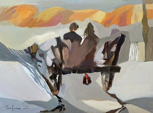 Sunset Dream di Fatmir Tufina, Pittura in vendita su Singulart