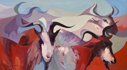 Goats van Fatmir Tufina, Schilderij te koop op Singulart