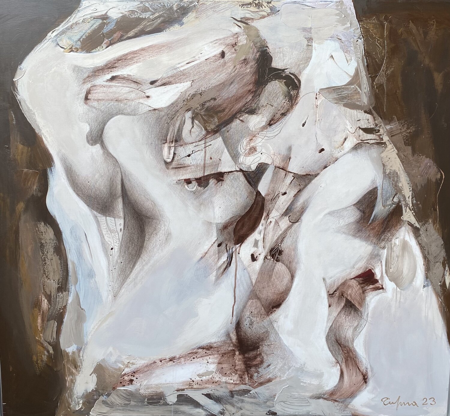 Whispers of the soul Fatmir Tufina Originalgemälde zu verkaufen