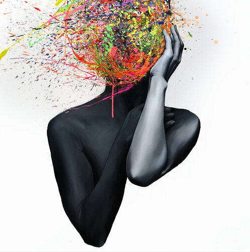 Chaos et chambard van Jam Despas, Schilderij te koop op Singulart