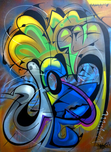 Tag n°211 by Saname, Painting for Sale on Singulart
