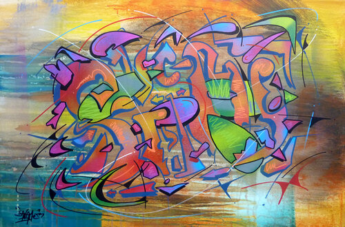 Tag n°213 by Saname, Painting for Sale on Singulart