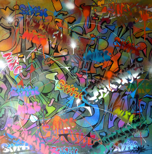Muti Tags by Saname, Painting for Sale on Singulart