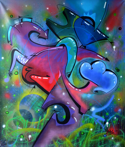 100 titres 55 by Saname, Painting for Sale on Singulart
