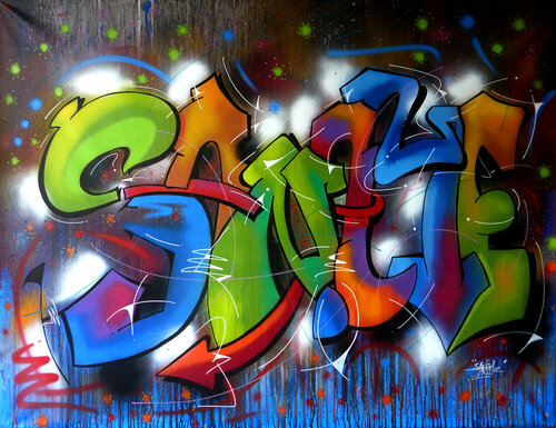 Tag n°2114 by Saname, Painting for Sale on Singulart