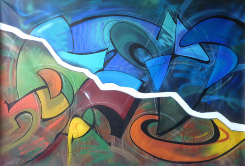 100 titres 65 by Saname, Painting for Sale on Singulart