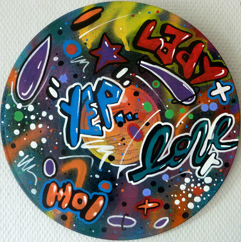 Vinyle 2 by Saname, Painting for Sale on Singulart