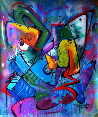 100 titres 68 by Saname, Painting for Sale on Singulart