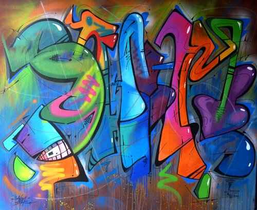 Tag n°2118 by Saname, Painting for Sale on Singulart