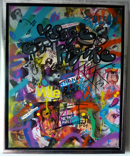 Visage et figure by Saname, Painting for Sale on Singulart