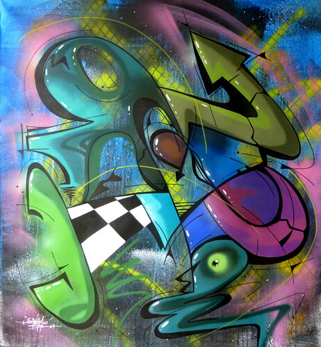 100 titres 82 by Saname, Painting for Sale on Singulart