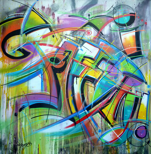 Graffiti by Saname, Painting for Sale on Singulart