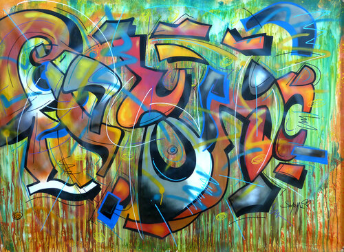 100 titres 8 by Saname, Painting for Sale on Singulart