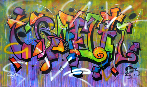 Graffiti by Saname, Painting for Sale on Singulart