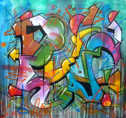 100 titres 21 by Saname, Painting for Sale on Singulart