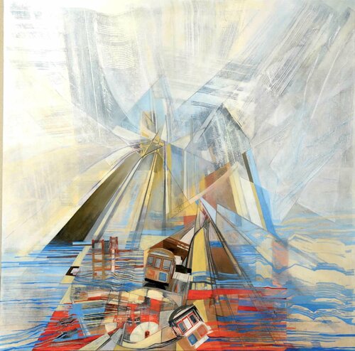 Californie par Geneviève Schwartz, Peinture en vente sur Singulart