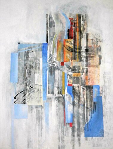 Evocations -16 par Geneviève Schwartz, Peinture en vente sur Singulart