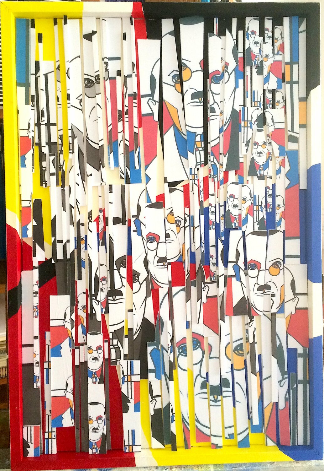 " Mon Mondrian VIII " Geneviève Schwartz