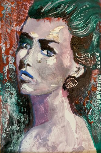 Amazonite by Lisbeth Buonanno, Work on Paper for Sale on Singulart