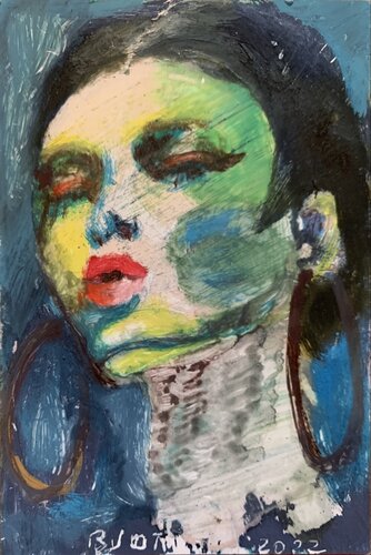 Emerald Glow by Lisbeth Buonanno, Painting for Sale on Singulart